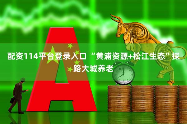 配资114平台登录入口 “黄浦资源+松江生态”探路大城养老